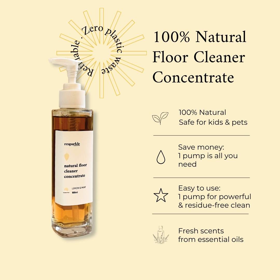 Non-toxic floor cleaner